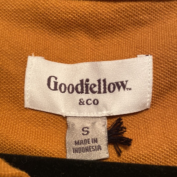 Brand New Goodfellow & Co Gold Long Sleeve Polo…size S - Picture 3 of 5
